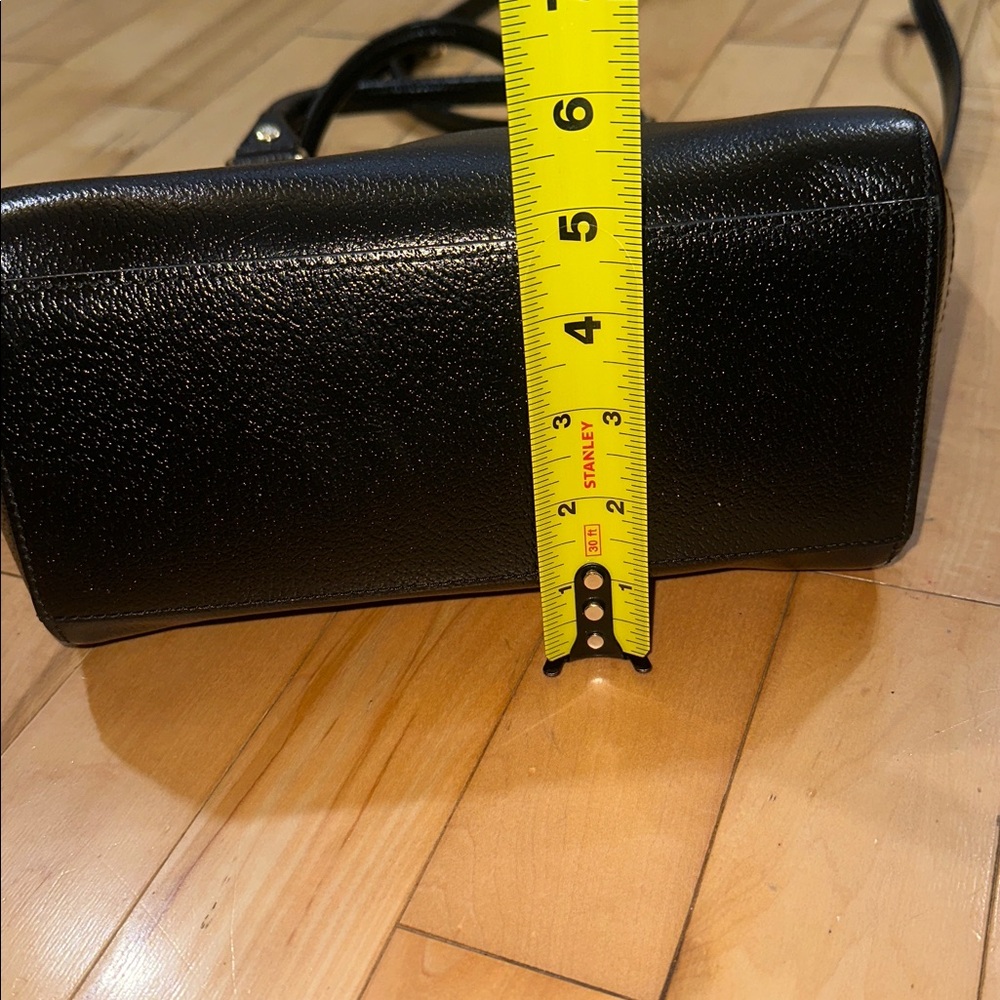Kate Spade Black Leather Satchel Bag - Picture 5 of 9